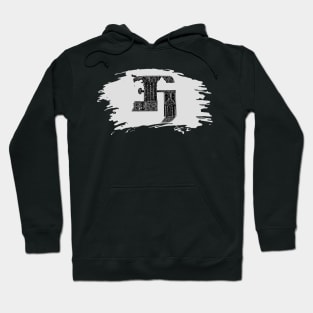 Gothic letter H – Alphabet typography Hoodie